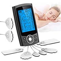 CARYWON Masajeador Electroestimulador Digital EMS TENS Masaje Recargable 24 Modos 8 Pads 2 Canales Estimulador Muscular…